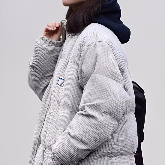 Giacca corta da donna in cotone spinato con Muti